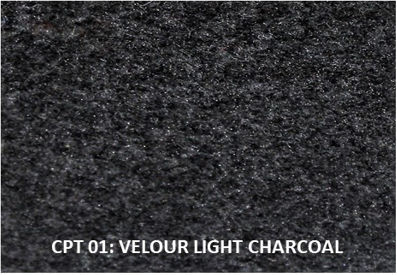 Carpet CPT 01 Velour Light Charcoal