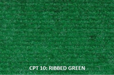 Carpet CPT 10 Ribbed Green