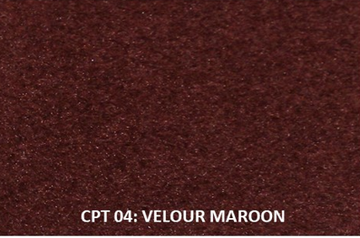 Carpet CPT 04 Velour Maroon