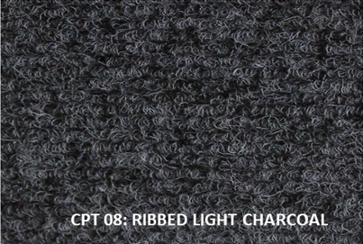 Carpet CPT 08 Ribbed Light Charcoal