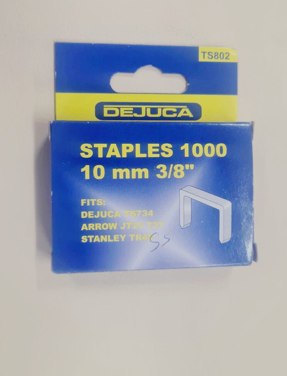Staples 1000  10mm 3/8" DeJuca TS802