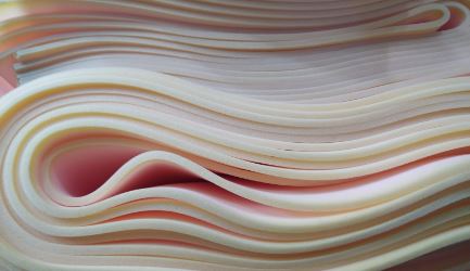 Medium Density Foam- Pink  12mm 1910 x 1370